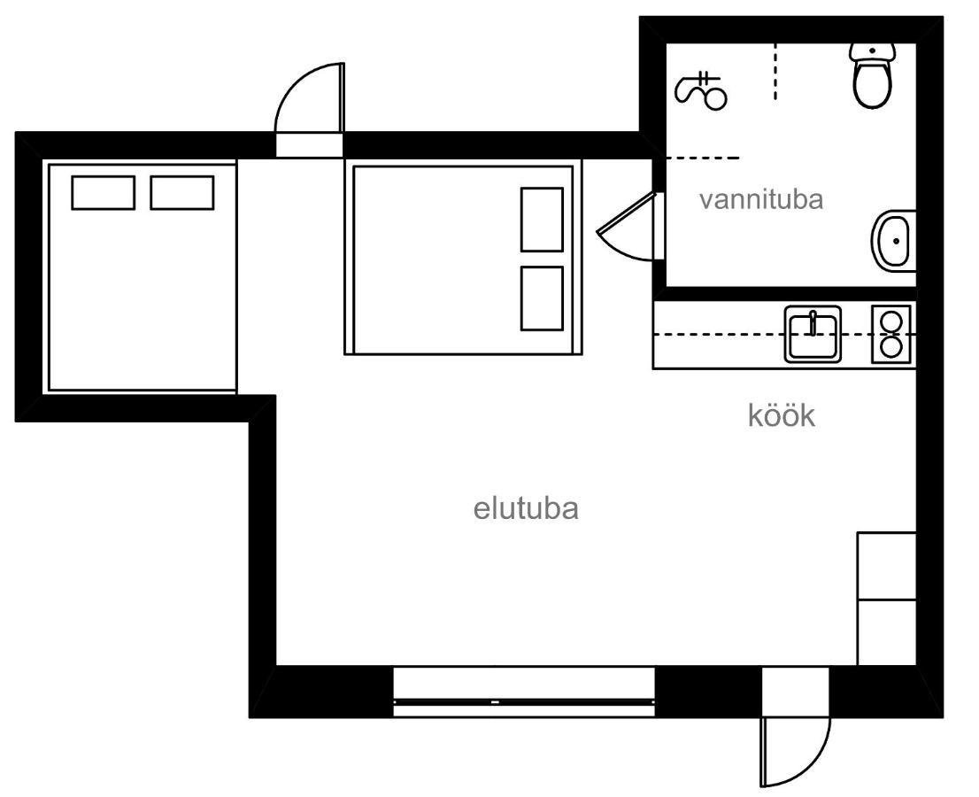 Apartments Near Old Town Reval Exterior foto